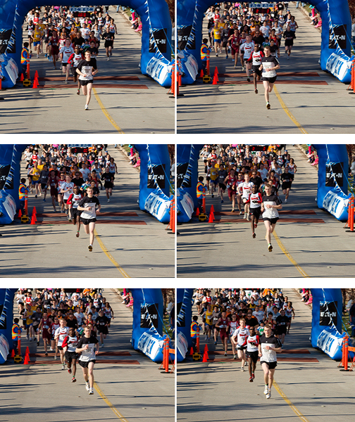 The Olympus E-30 is faster than average in Continuous Drive mode, allowing the camera to shoot at almost five frames per second. Tracking AF is most effective when only the central focus detection point is active. (50-200mm SWD zoom; SanDisk Extreme IV 8 GB card.) (c) 2009 Peter K. Burian