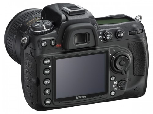 <strong>Nikon D300S-back of camera.</strong> You'll notice the dedicated Live View button to the right of the large LCD. Above that, centered in the multi-selector control dial, is the Movie button.<strong> <i> Photo courtesy Nikon</strong> </i>