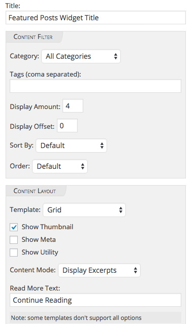 Photocrati Featured Posts Widget