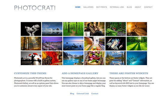 WordPress Themes for Photographers