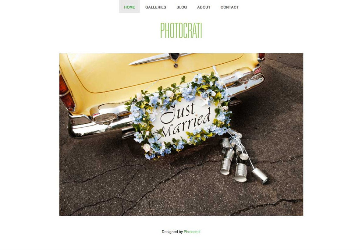 wideangle photo wordpress template