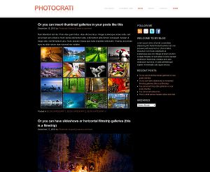wideangle photo wordpress template