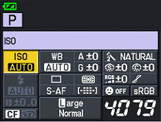 The Function sub menu ("Super Control Panel") makes many aspects of camera operation quick and convenient.