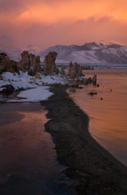 Stormy Sunrise at South Tufa