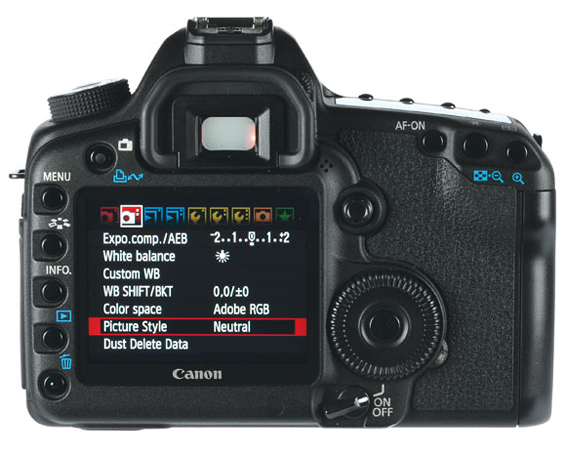 This Canon camera is similar to all recent EOS models in terms of primary controls so anyone trading up from a lower-level model will not experience a very steep learning curve. Of course, the EOS 5D Mk II is equipped with some entirely new features and these do require study of the instruction manual plus some experimentation.