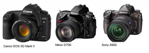 buik wenselijk Natuur Comparison Review of Full-Frame Digital SLRs: Canon EOS 5D Mk II vs. Nikon  D700 vs. Sony a900