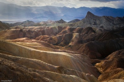 Shafts, Zabriskie Point, Death Valley National Park, California