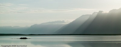 Afternoon Light Shafts, SnÃ¦fellsnes Peninsula