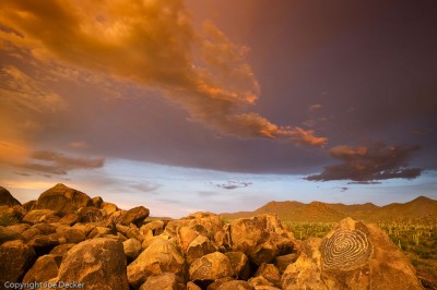 Hohokam Petroglyphs, Signal Hill, Saguaro National Park