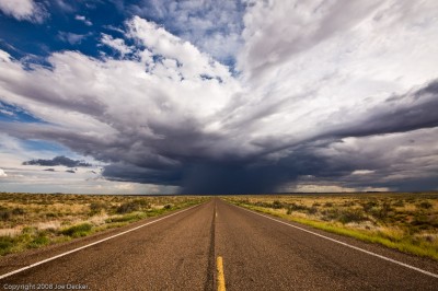 Distant Thunder, Petrified Forest National Park.  (Image made during NPS artist residency at Petrified Forest.)