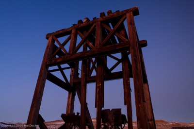 Predawn Light, Bodie State Historic Park.