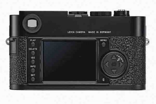 Leica M9 interface. User-friendliness lies at the heart of this camera, with no complex or confusing array of function buttons. Even the menus are simple and straightforward. Photo courtesy Leica.