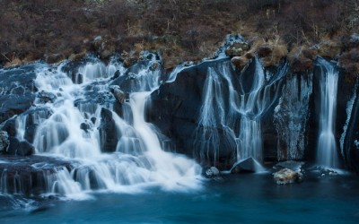 Hraunfossar Detail