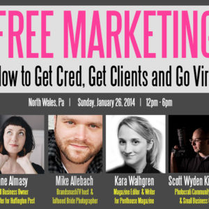 We’re Sponsoring a “Free Marketing” Workshop in Pennsylvania on Jan 26 2014