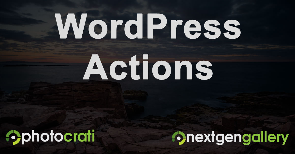 10 WordPress Actions for Photographers