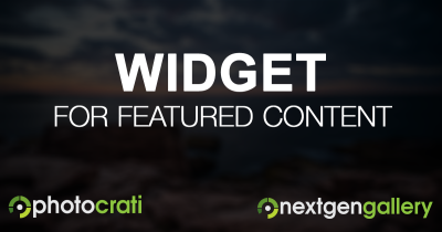 Photocrati Featured Content Widget